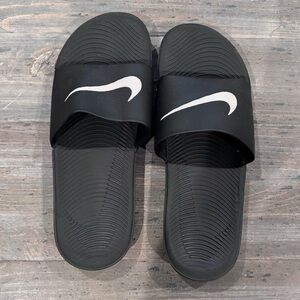 Nike Black Kawa Slide Sandals